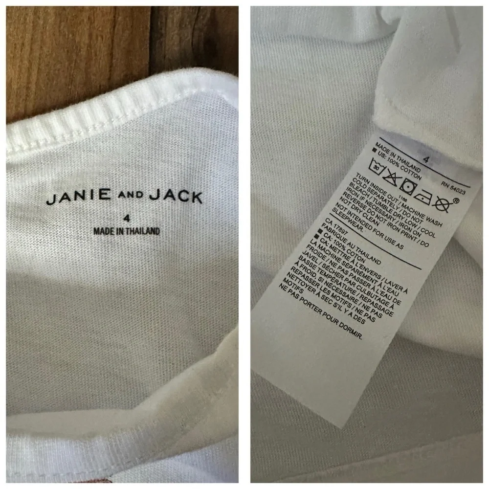 Janie and Jack | Floral Girl Tee and Short Set | 3T/4T